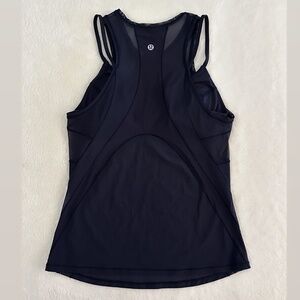 Lululemon Athletica Navy Tank Top with Built-In Bra